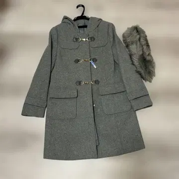 그레이 더플 코트 M vis