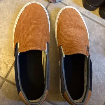 VANS 슬립온 브라운/네이비