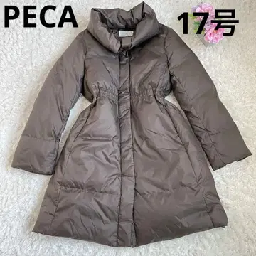 [ 미사용급 ] PECA 페카 다운 코트 브라운 17호 빅 사이즈