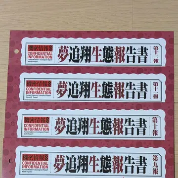 유메오이 카케루 팬클럽 뉴스레터 9-12