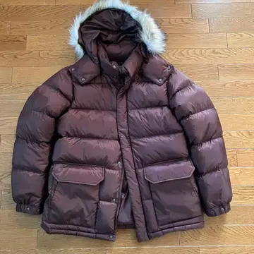 유니클로 다운 자켓 퍼 후드 y2k