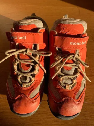 mont-bell 키즈 신발 오렌지 24cm