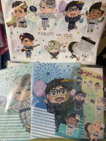 유리!!! on ICE MUSEUM 굿즈 클리어 파일 파우치 씰