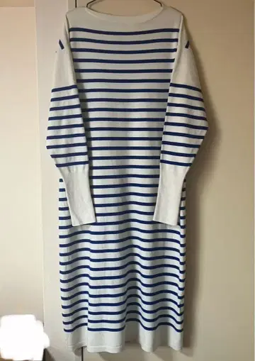 갤러리 비 니트 원피스 보더