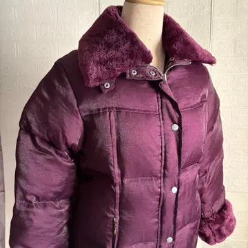 JANIS-J 다운 자켓 보아 탈부착 가능 반짝반짝