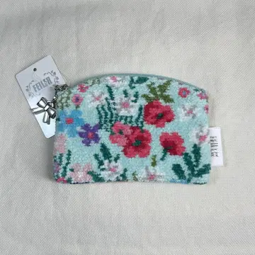 페이러 꽃무늬 미니 파우치