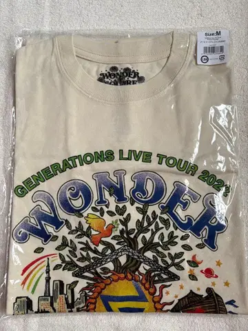 GENERATIONS 아트 워크 T셔츠 M 사이즈