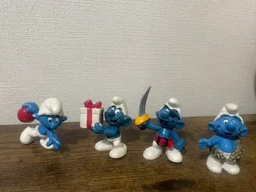 스머프 빈티지 피규어 4개 세트