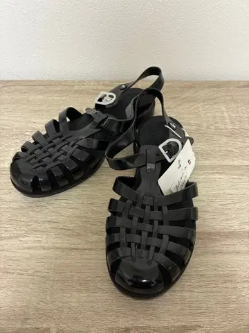 에네스베 블랙 샌들 사이즈 37 23.5cm