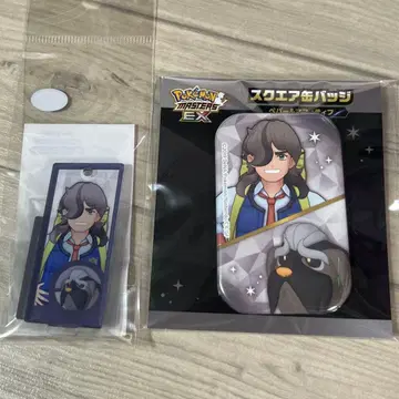 포켓몬 마스터즈 EX 팀 편성 아크릴 스탠드 스퀘어 캔뱃지 페퍼