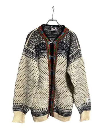 DALE OF NORWAY 노르딕 무늬 아이보리 가디건