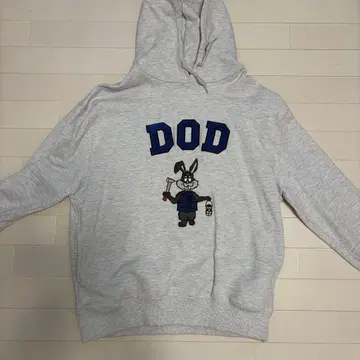 DOD 그레이 후드티