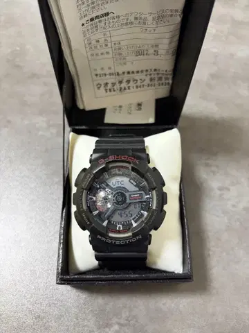 G-SHOCK UTC 블랙 손목시계