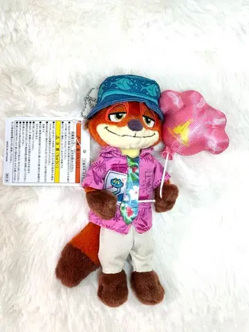 도쿄 디즈니 리조트 주토피아2 닉 인형 배지 바 새상품