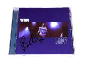 Portishead 친필 사인 CD DUMMY 베스 기븐스