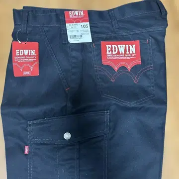 EDWIN 에드윈 네이비 네이비 컬러 허리 105 남성용 데님 팬츠