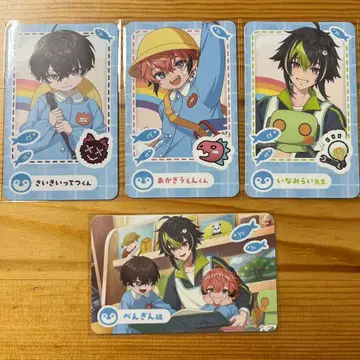 니지산지 유치원 펭귄조 폴라로이드 4장 세트