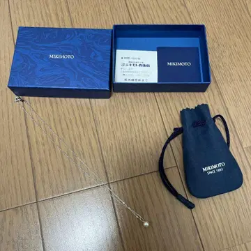 MIKIMOTO 실버 진주 목걸이
