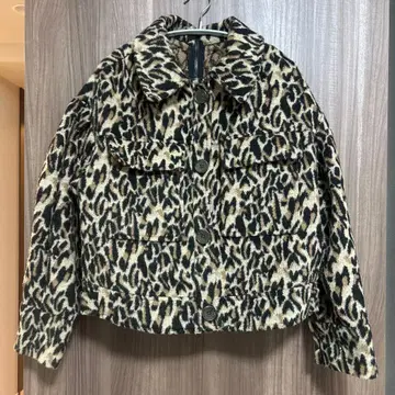 murua 레오파드 무늬 자켓