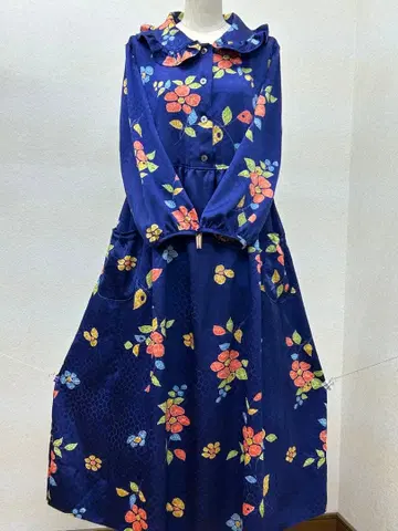 기모노 리메이크 원피스 앞 버튼 L 사이즈