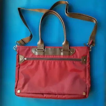 marie claire homme 비즈니스 토트백 와인 레드