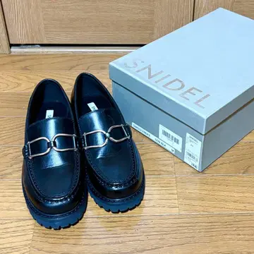 SNIDEL Vibram 로퍼 블랙 M 사이즈