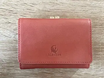 [ kissora ] 핑크 3단 폴더형 지갑