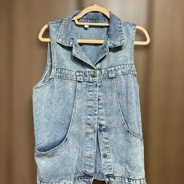 데님 베스트 XL 사이즈