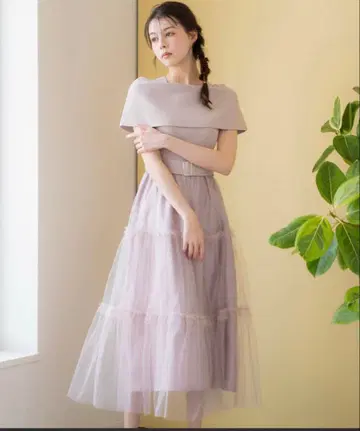 새상품급 노엘라 케이프튤 도킹 원피스 S 사이즈