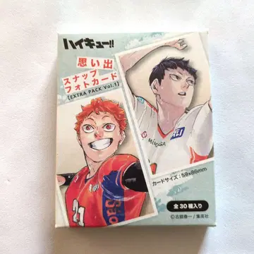 하이큐!! 추억 스냅 포토 카드 컴플리트 전 30장