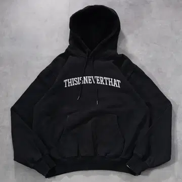 디스이즈네버댓 네버댓 후드티 구제 의류 로고 자수 블랙 17903