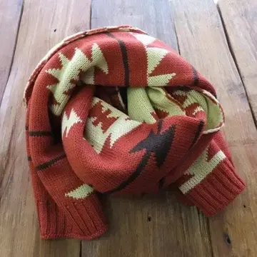 새상품 머플러 오르테가 치마요 에스닉 동양풍 스타일 M176