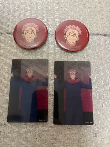 주술회전전 스쿠나 캔뱃지 클리어 카드