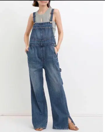 L'Appartement RED CARD 레드카드 데님 오버롤