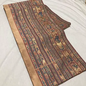 순수 실크 후쿠로 오비 이로하 니호헤토 -