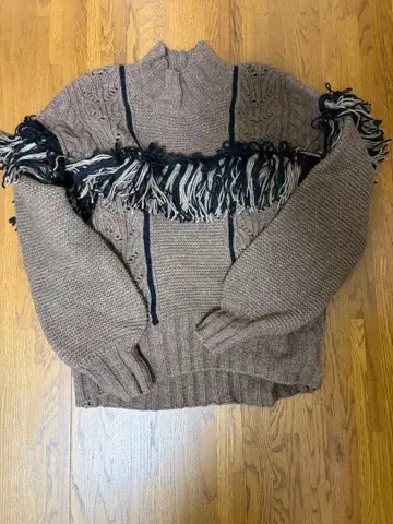 TODAYFUL 프린지 니트 스웨터