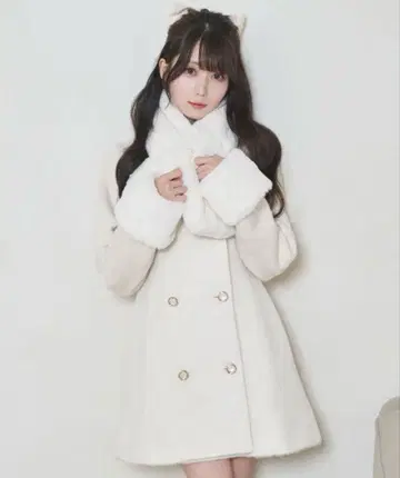 rosemuse 티펫 머플러 세트 코트 S