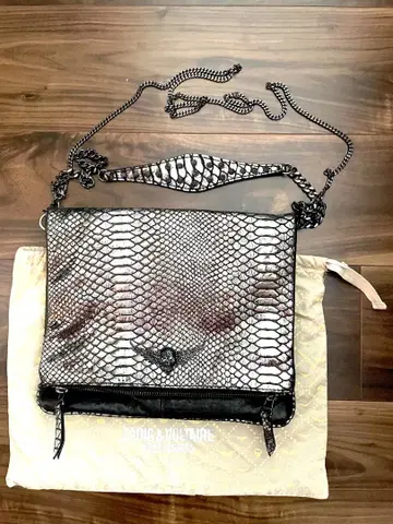 쟈딕 앤 볼테르 엠보 2way 체인 숄더백 스컬