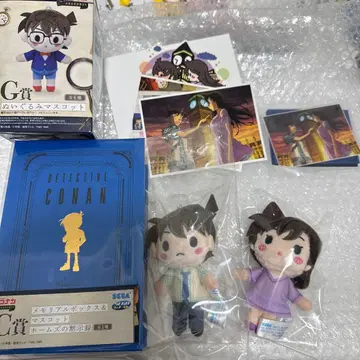 명탐정 코난 세가 럭키 쿠지 메모리얼 컷 FILE.3 신이치 & 란 세트