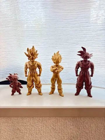 드래곤볼 피규어 4개 세트