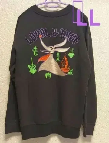 세일 트레이닝복 LL 제로 나이트메어 디즈니 자수 맨투맨 속기모