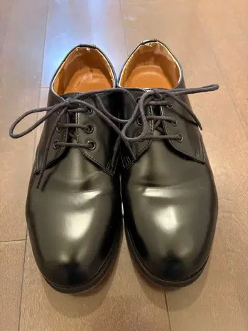 WEGO 포스트맨 신발 레이스업 드레스 신발 블랙 M