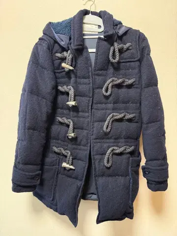 [레어] sacai 더플 다운 후드 부착 네이비