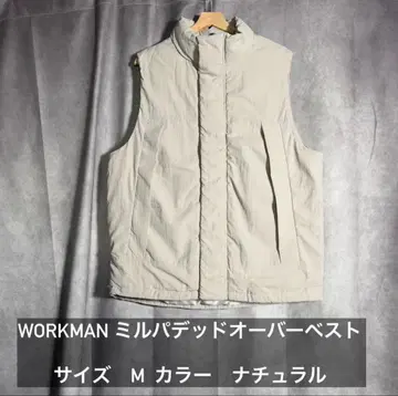 WORKMAN 밀 패디드 오버 베스트 M 내추럴