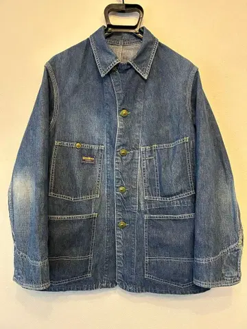 60s OshKosh 데님 커버올 미국제