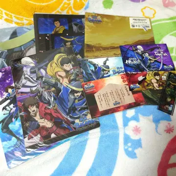 전국 BASARA 클리어 파일 엽서 다테 사나다 이시다 도쿠가와 극장판