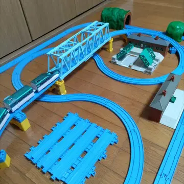 프라레일 큰 철교 E5계 하야부사 터널 역 레이아웃 작동 확인 완료