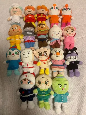 호빵맨 봉제 인형 세트 18체