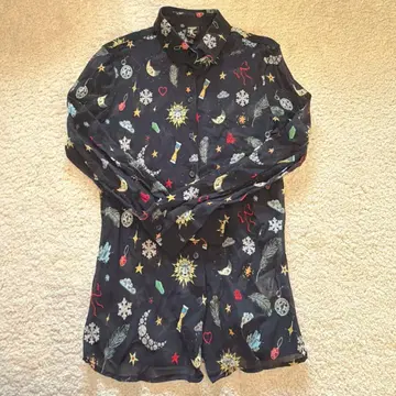 레어 TRICOT CHIC 트리코시크 시스루 블라우스 이탈리아제