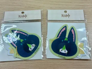 원신 혜택 테이바트 동물원 자수 스티커 와펜 타이나리 2개 세트